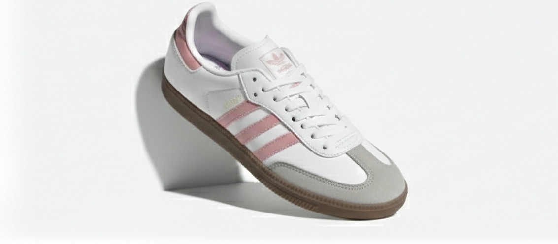 Adidas Samba - Pink And White For Girls