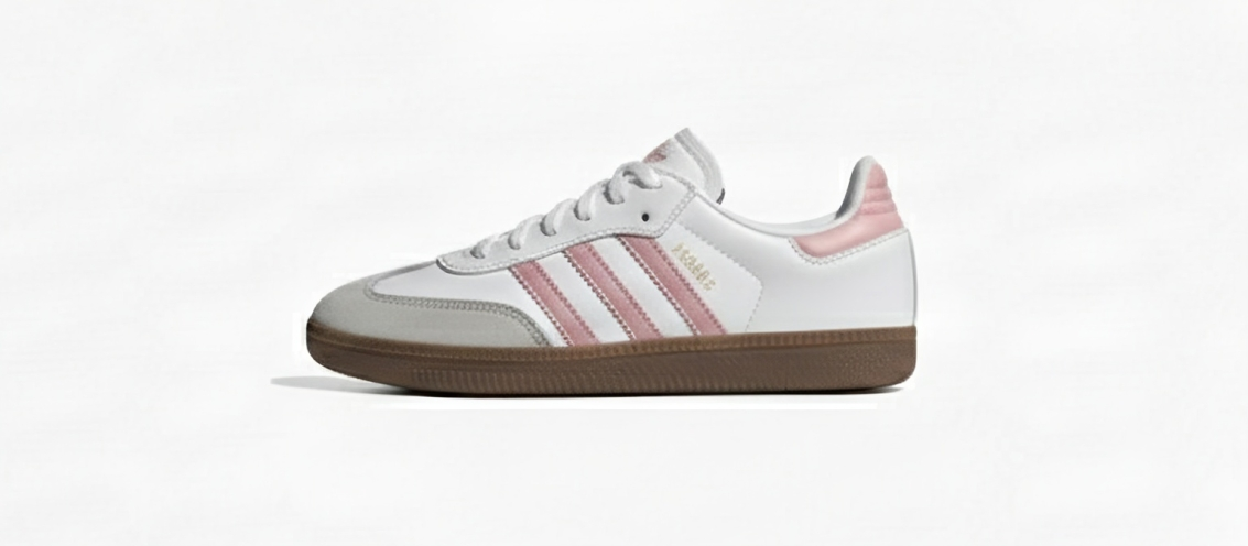 Adidas Samba - Pink And White For Girls
