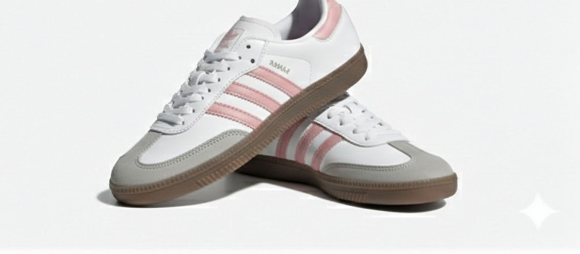 Adidas Samba - Pink And White For Girls