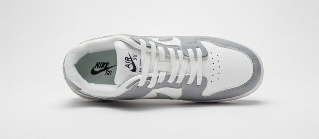 Nike Air Sneaker - Gray And White