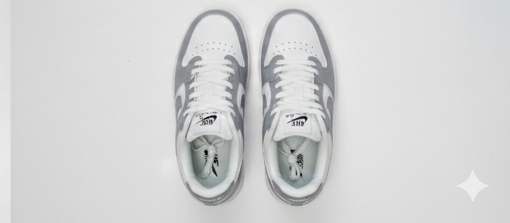 Nike Air Sneaker - Gray And White