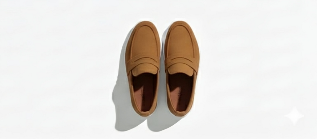 Loafer- Brown Suede Penny Loafers