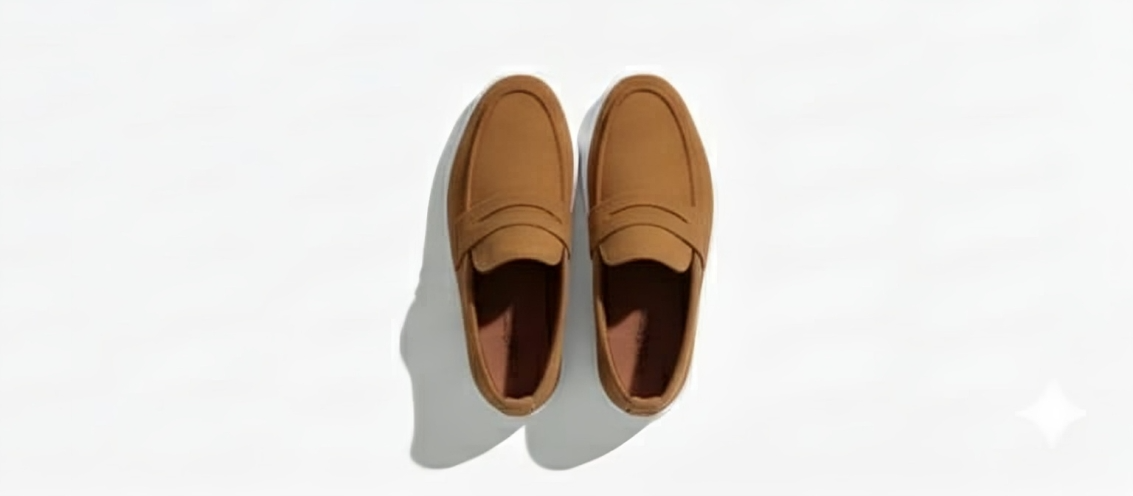 Loafer- Brown Suede Penny Loafers