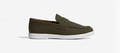 Loafer- Green Suede Penny Loafers