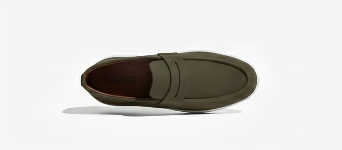 Loafer- Green Suede Penny Loafers