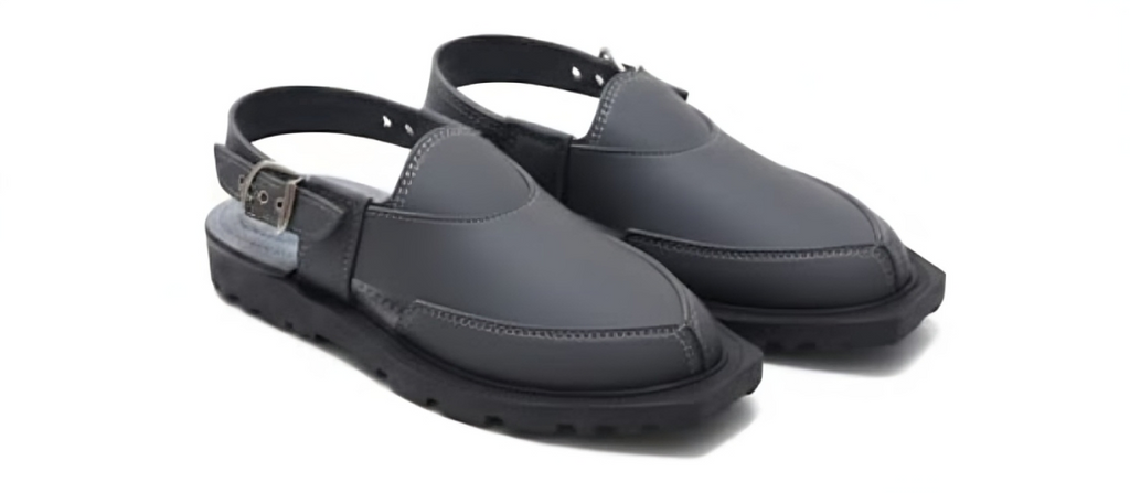 Peshawari Chappal -  Gray