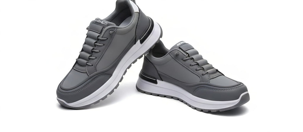 Casual Sneakers – Gray 👟🩶