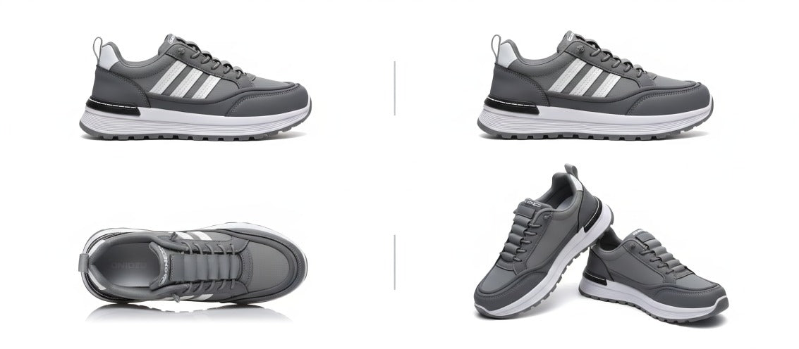 Casual Sneakers – Gray 👟🩶