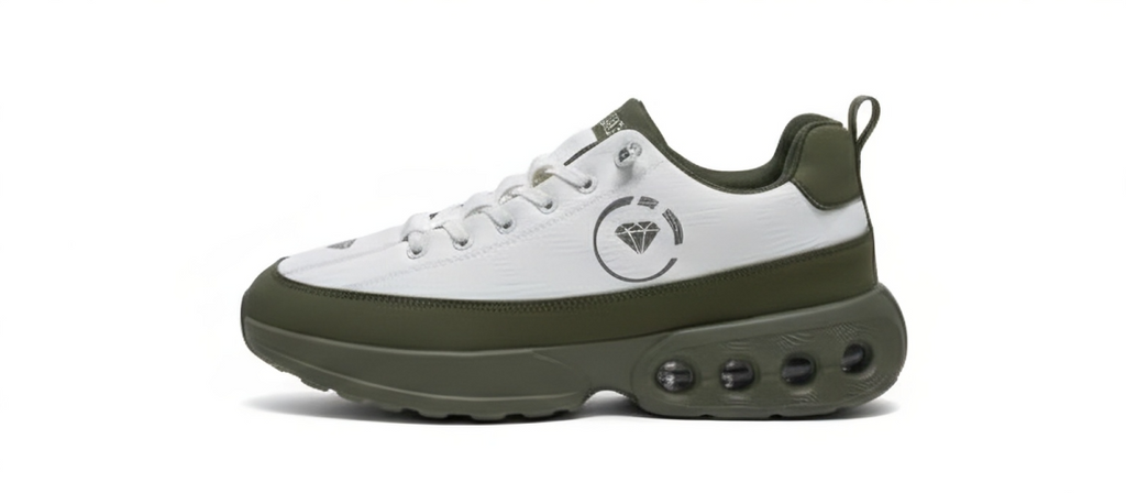 Sneakers Diamond | Galaxy White and Green