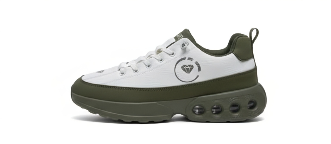 Sneakers Diamond | Galaxy White and Green