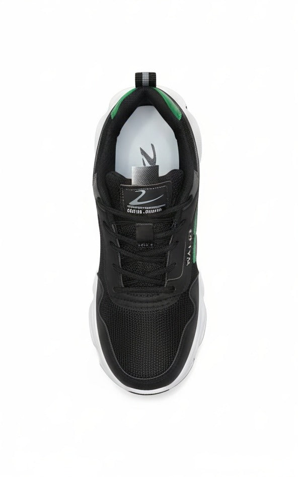 Athletic Sneakers-Walk Shoes – Black 👟🖤