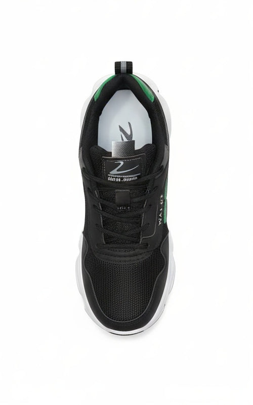 Athletic Sneakers-Walk Shoes – Black 👟🖤