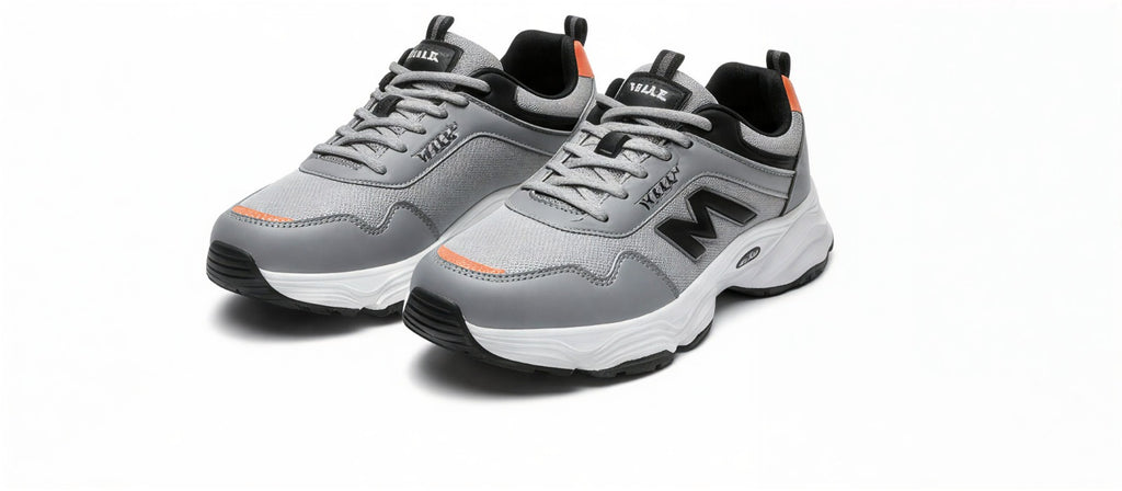 Athletic Sneakers – Walk Shoes (Gray)